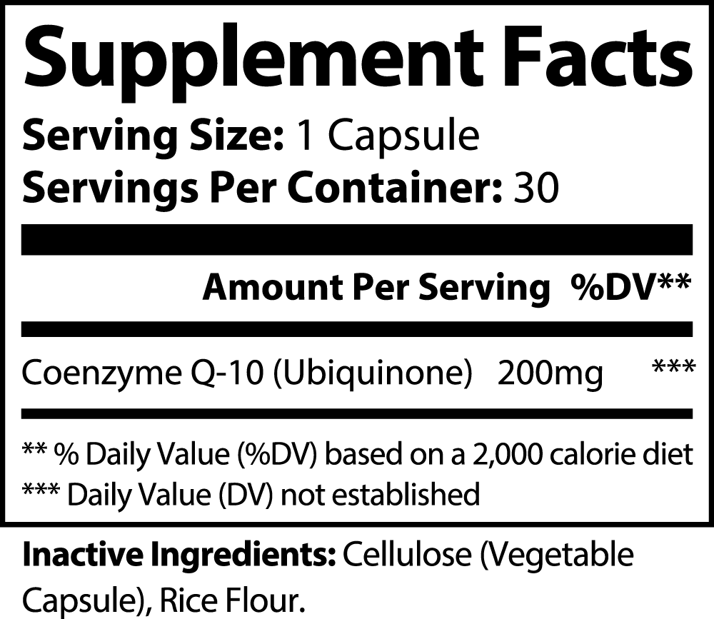 CoQ10 Ubiquinone - Selfsync