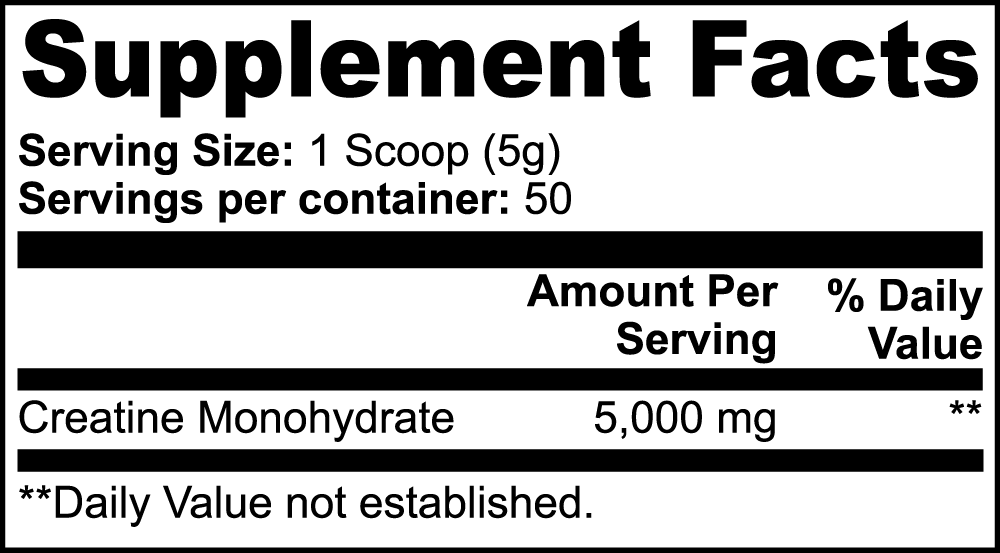 Creatine Monohydrate - Selfsync