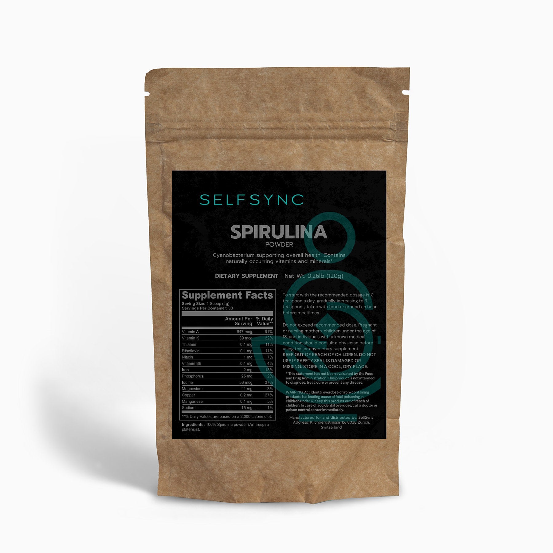 Spirulina Powder - Selfsync