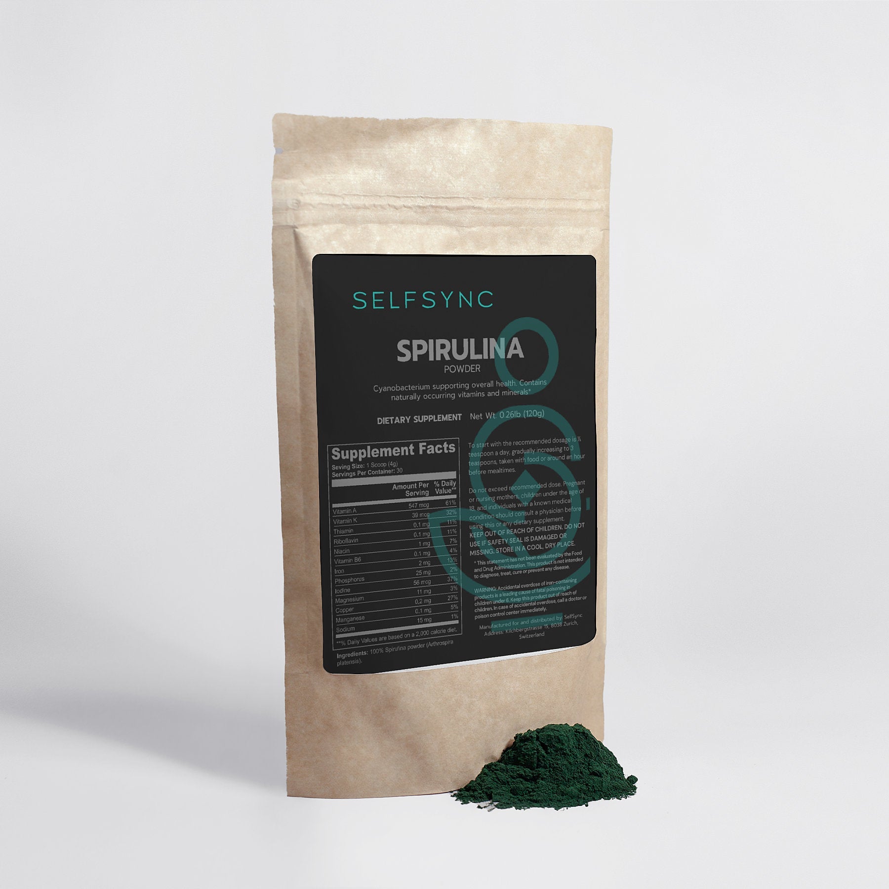 Spirulina Powder - Selfsync