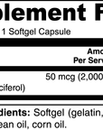 Vitamin D3 2,000 IU - Selfsync